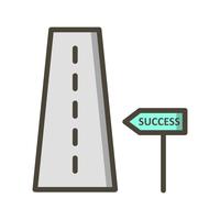 Road to success Vector Icon