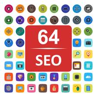 Set of Vector SEO Search Engine Optimization Icons