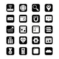 Set of Vector SEO Search Engine Optimization Icons