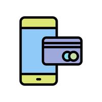 Mobile banking Vector Icon