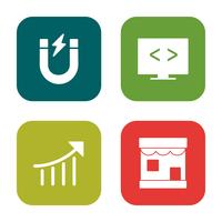 Set of Vector SEO Search Engine Optimization Icons