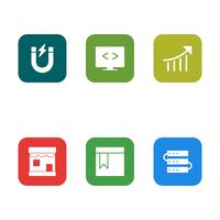 Set of Vector SEO Search Engine Optimization Icons