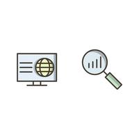 Set of Vector SEO Search Engine Optimization Icons