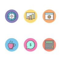 Set of Vector SEO Search Engine Optimization Icons