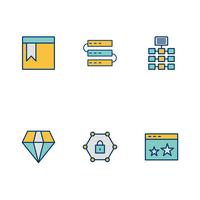 Set of Vector SEO Search Engine Optimization Icons