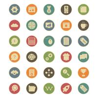 Set of Vector SEO Search Engine Optimization Icons