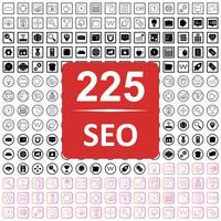 Set of Vector SEO Search Engine Optimization Icons