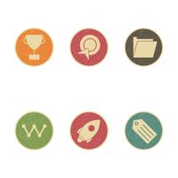 Set of Vector SEO Search Engine Optimization Icons