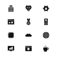 Set of Vector SEO Search Engine Optimization Icons