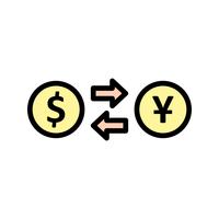 Exchange rate Vector Icon