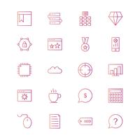 Set of Vector SEO Search Engine Optimization Icons