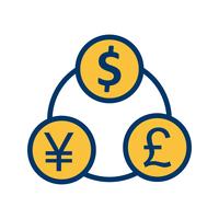 Money Flow Vector Icon