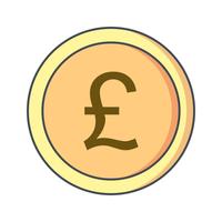 Pound Vector Icon
