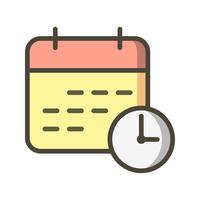 Business Deadline Vector Icon