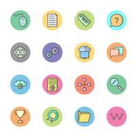 Set of Vector SEO Search Engine Optimization Icons