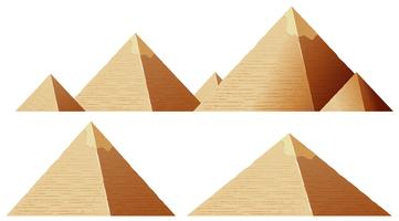 Aislar piramide vector