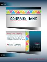 Business card vector