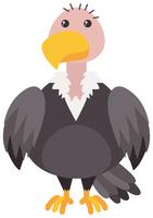 Vulture on white background vector