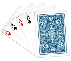 Poker card vector