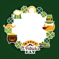 Día de San Patricio. vector