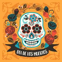 Dia de los muertos. Day of The Dead. Vector design element.