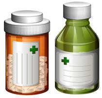 A Set of Medicine Bottle
