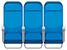 Set of airplane seat vector