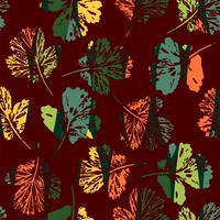 Abstract seamless pattern with leaves. Vector background for various surface.