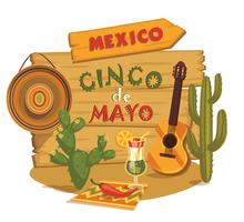 Cinco de Mayo. Vector illustration.