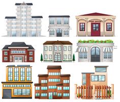 Big buildings vector