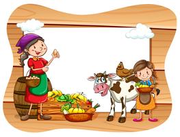 Farmers vector