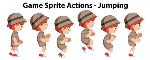 Game Sprite Actions - Jumping