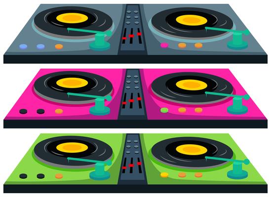 turntable graphic vector