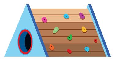 Climbing playground equipment object vector