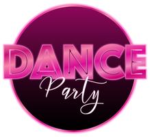 A dance party icon vector