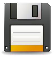 Floppy disc vector