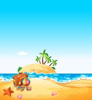 Summer Holiday at the Beach vector