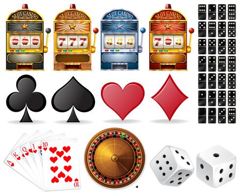 jogo de casino online com slot de casino com fichas coloridas 2152774 Vetor  no Vecteezy