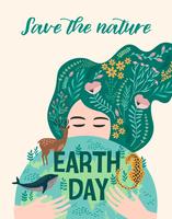 Earth Day. Vector design.