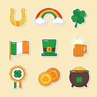 Conjunto de imágenes del día de San Patricio vector