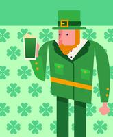 Conjunto de imágenes del día de San Patricio vector