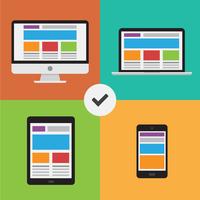 Responsive web design vector