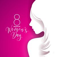 Women's Day Greeting Card vector