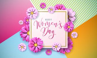 Women's Day Greeting Card vector