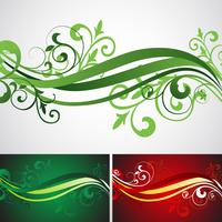 Floral ornaments illustration collection vector