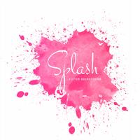 Beautiful colorful soft watercolor splash vector