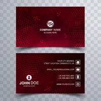 Business card template colorful design vector
