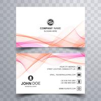 Elegant creative business card set template vector