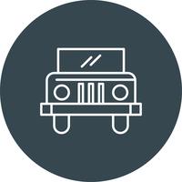 Vector jeep icon