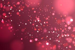 Colorful realistic glitter shines with bokeh, vector illustration